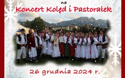 Zaproszenie na Koncert Kolęd i Pastorałek w Jodłowniku 2024